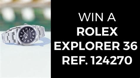 rolex explorer giveaway|free Rolex giveaway.